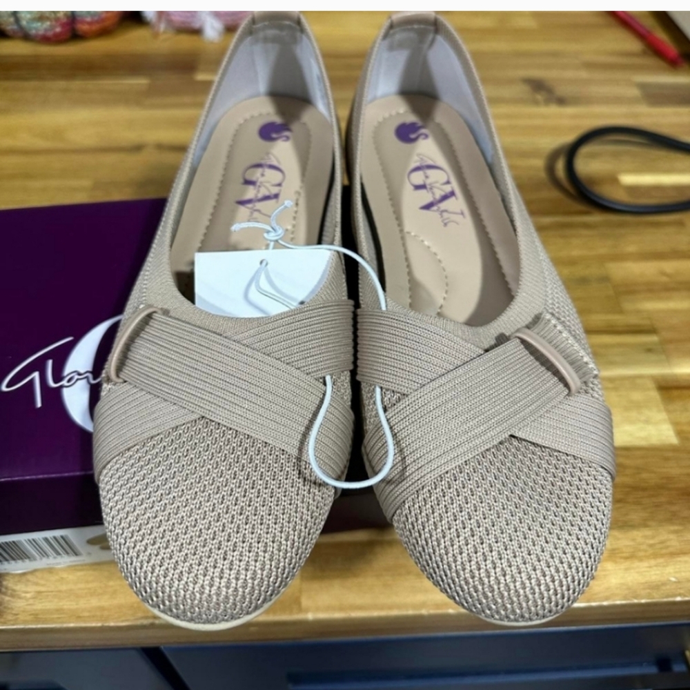 Gloria Vanderbilt DEBBIE Ladies' Flat Navy Blue NEW IN BOX - Picture 8 of 10